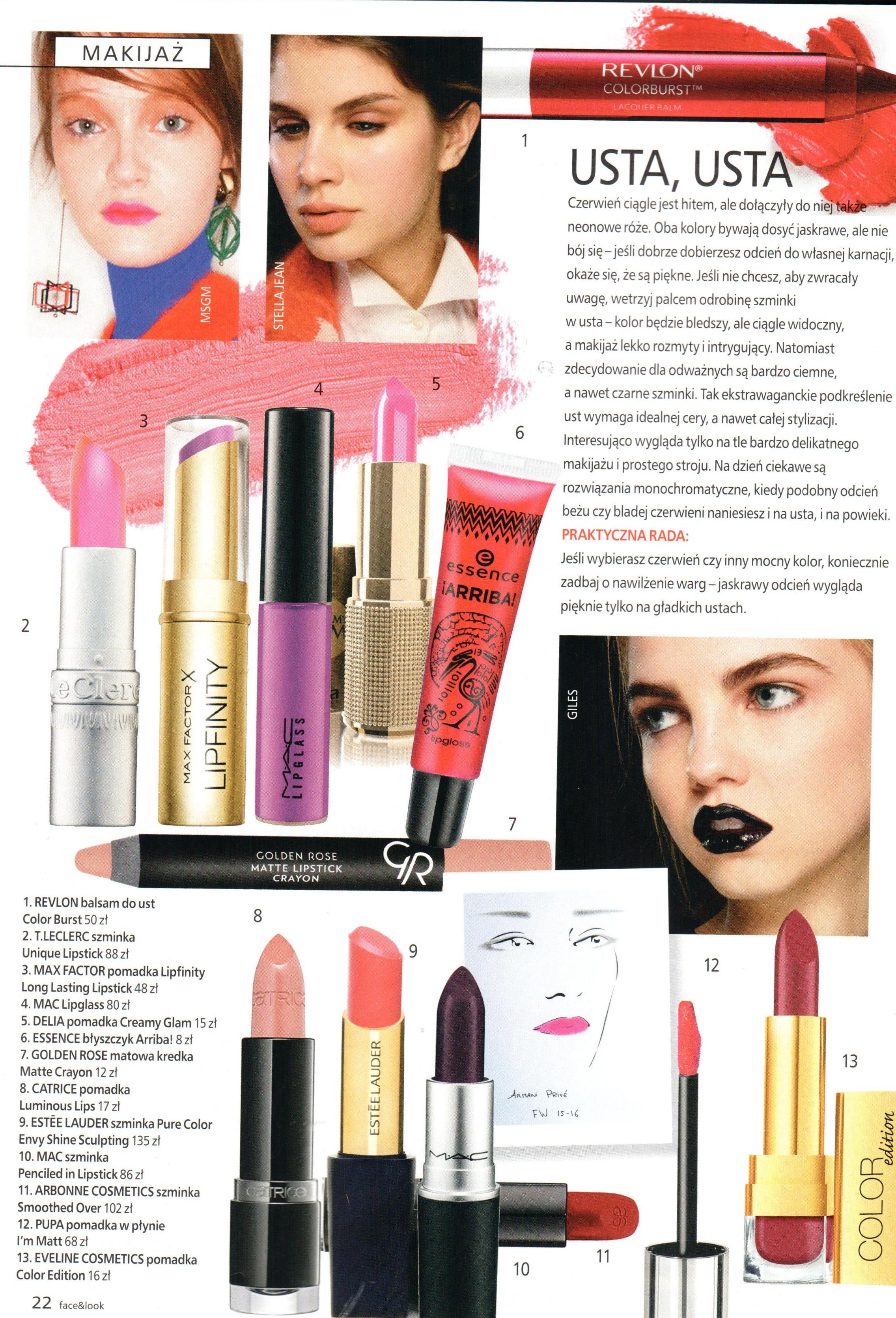 2015.09-10 Face&Look_T.LECLEERC Unique Lipstick